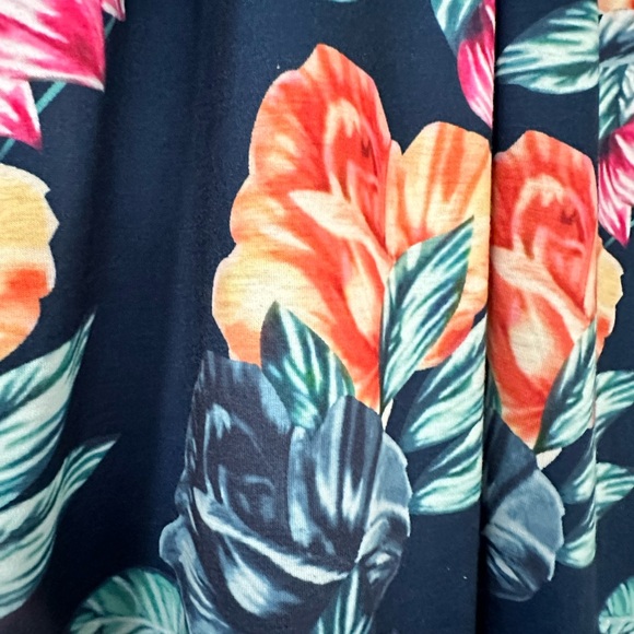 Women's Summer Casual Sleeveless Side Slit Halter Long Maxi Beach Navy Dress - Picture 2 of 2